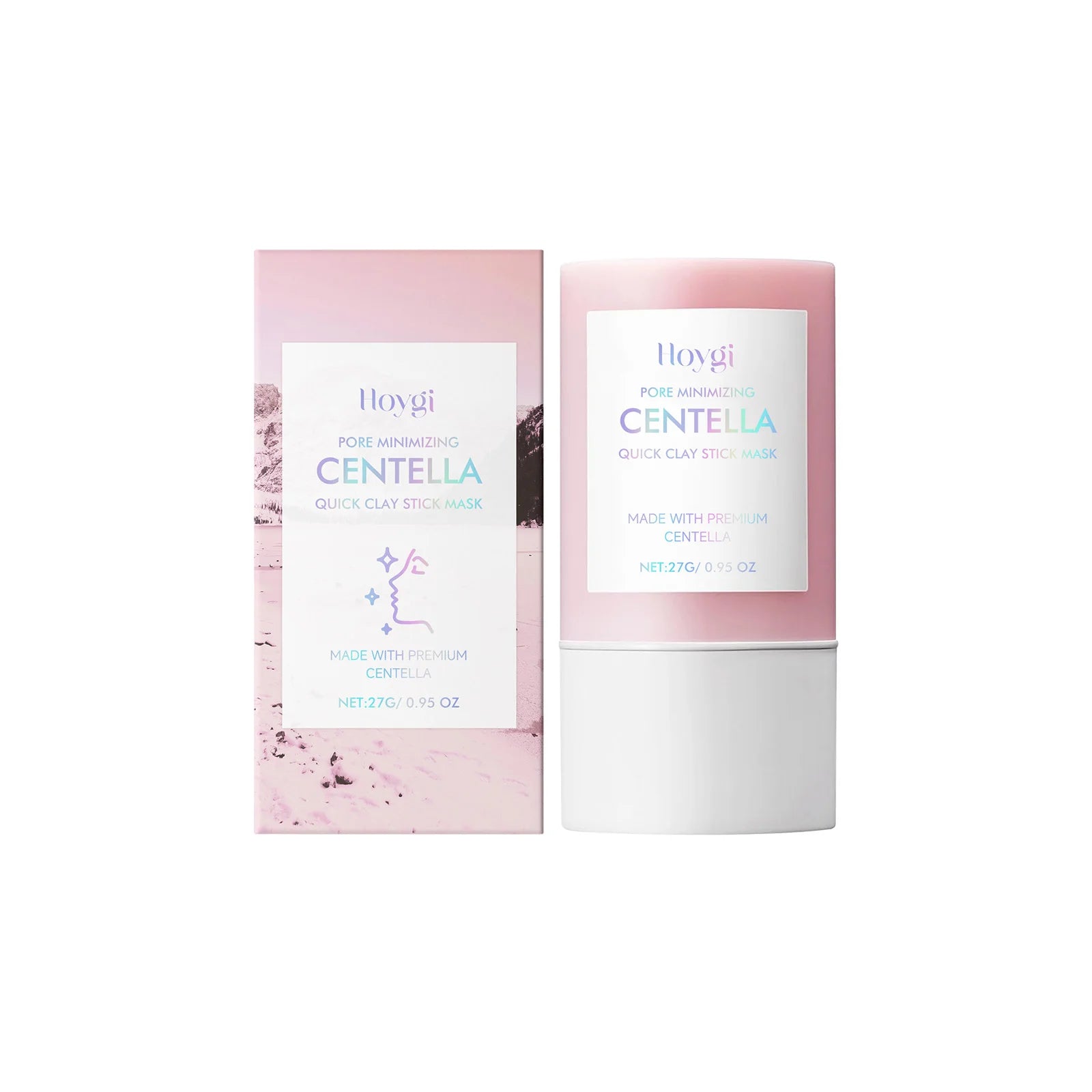 Pink Salt Cleansing Mud Stick - Deep Clean & Moisturize Skin